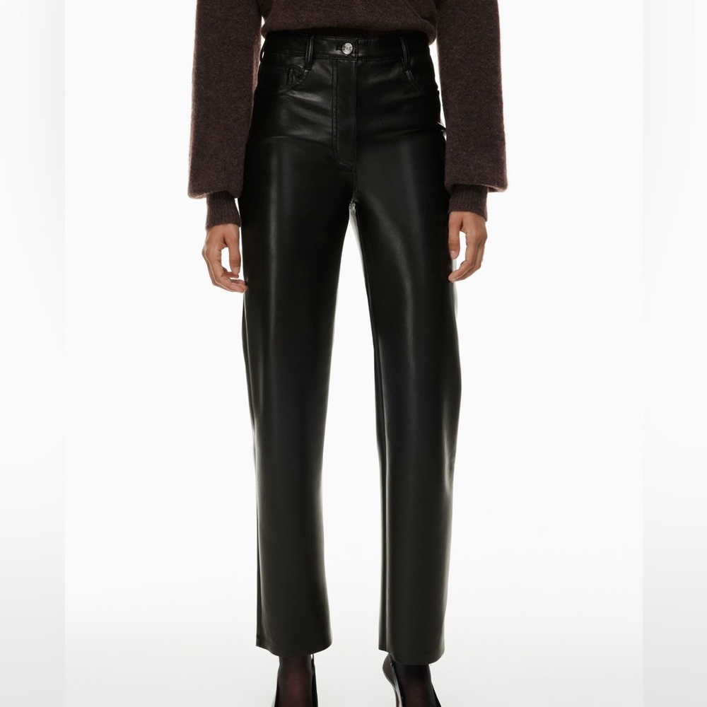 Aritzia Wilfred Melina Faux Leather Pants